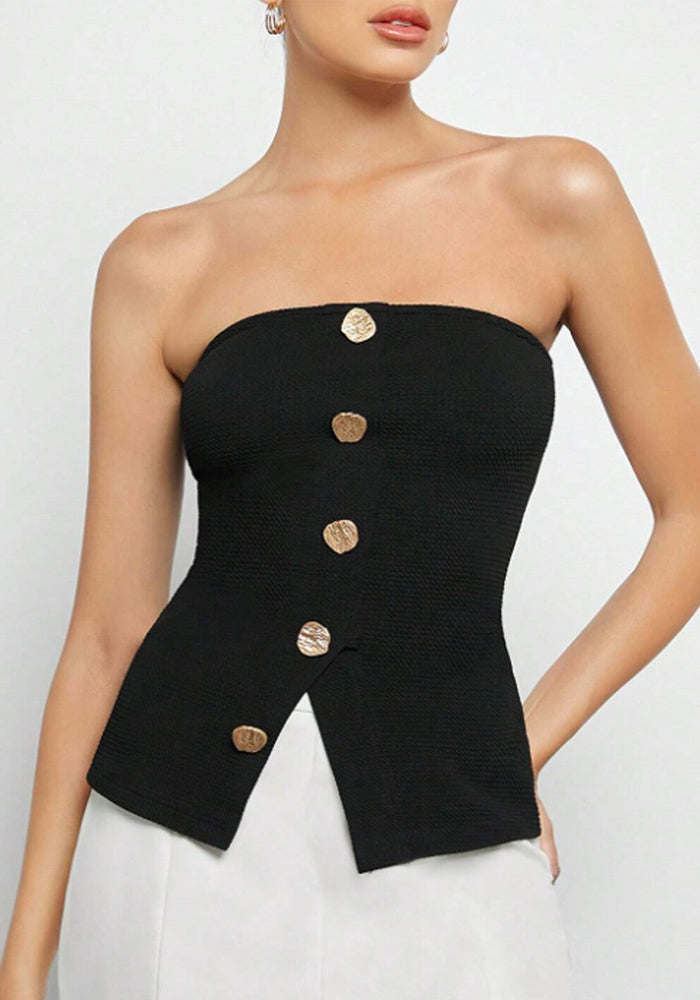 Strapless Camisole Top for Summer Casual Wear