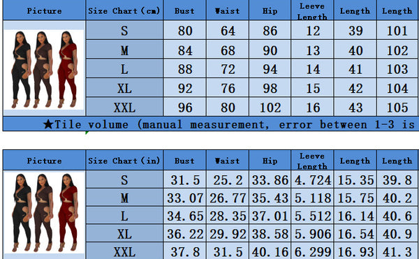 V-Neck Short Sleeve Top & Cut-Out Pants Two-Piece Set