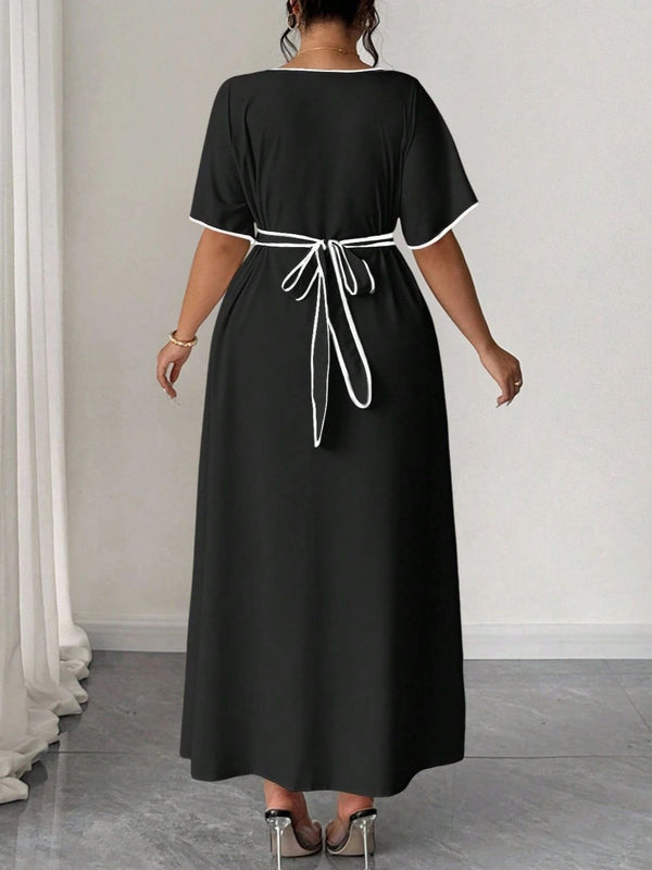 Plus Size Solid Everyday Dress for Summer Casual Wear
