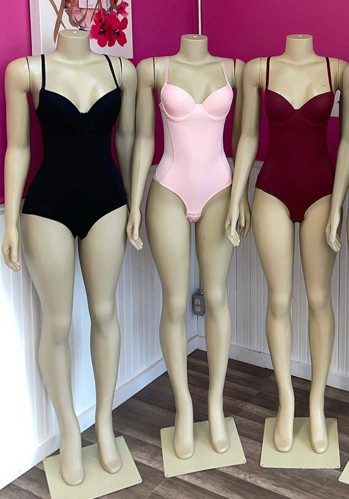 Solid Strap Shaping Bodysuit for Everyday Contouring