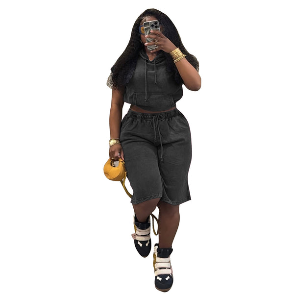 Casual Shorts Set for Summer Everyday Wear