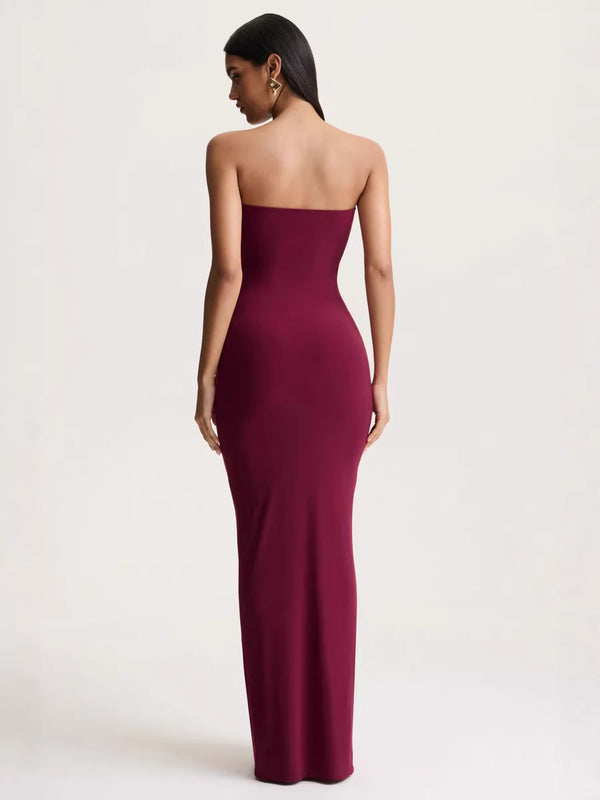 Flowy Backless Maxi Dress for Summer & Resort Travel