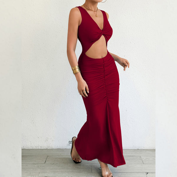Slim Fit Fishtail Long Dress for Elegant Spring Events