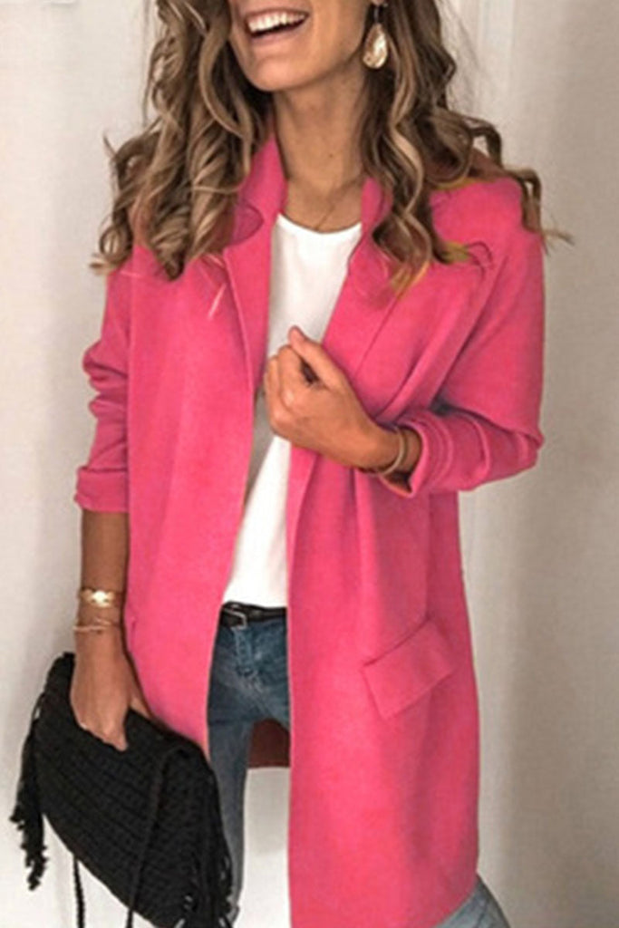 Casual Solid Patchwork Turn-back Collar(6 colors)