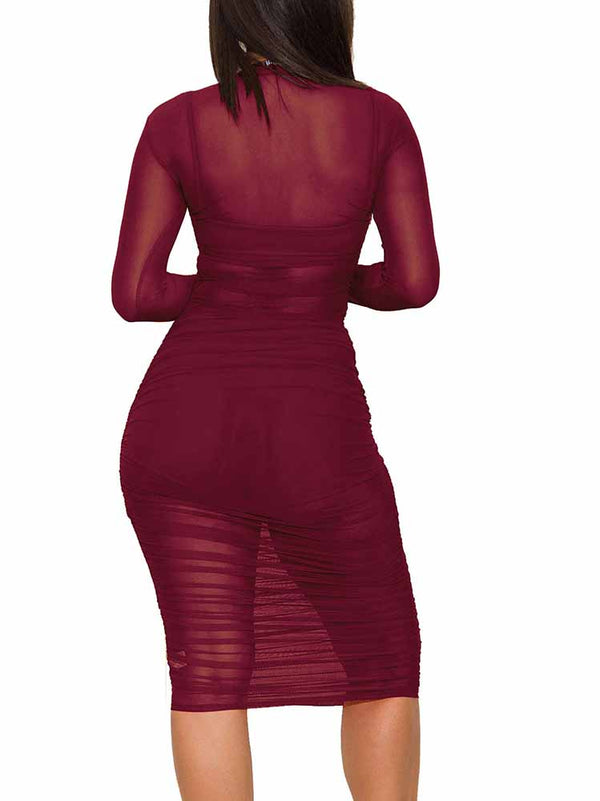 Three Piece Crop Top & Shorts & Midi Dresses