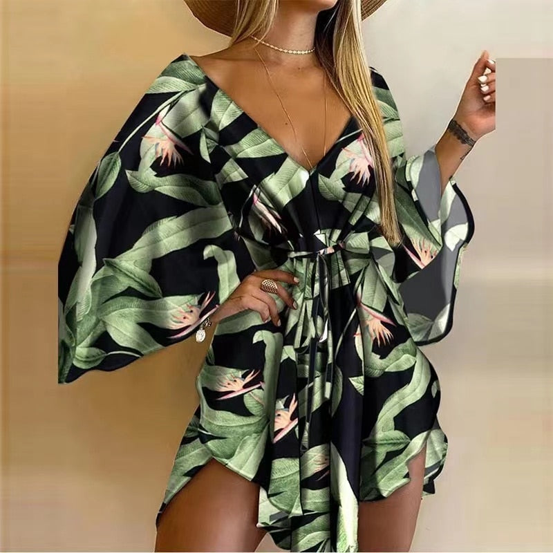 Floral Flirt Swimsuit Coverup Dress