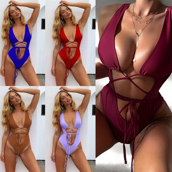 Hailey Strappy Waist Cut Out Swimsuit