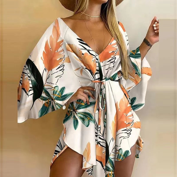 Floral Flirt Swimsuit Coverup Dress