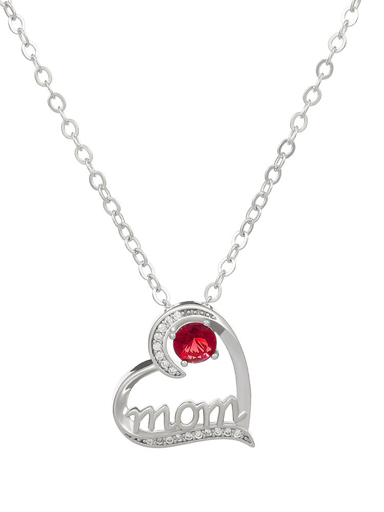 Mom Love Heart Pendant Jewelrys