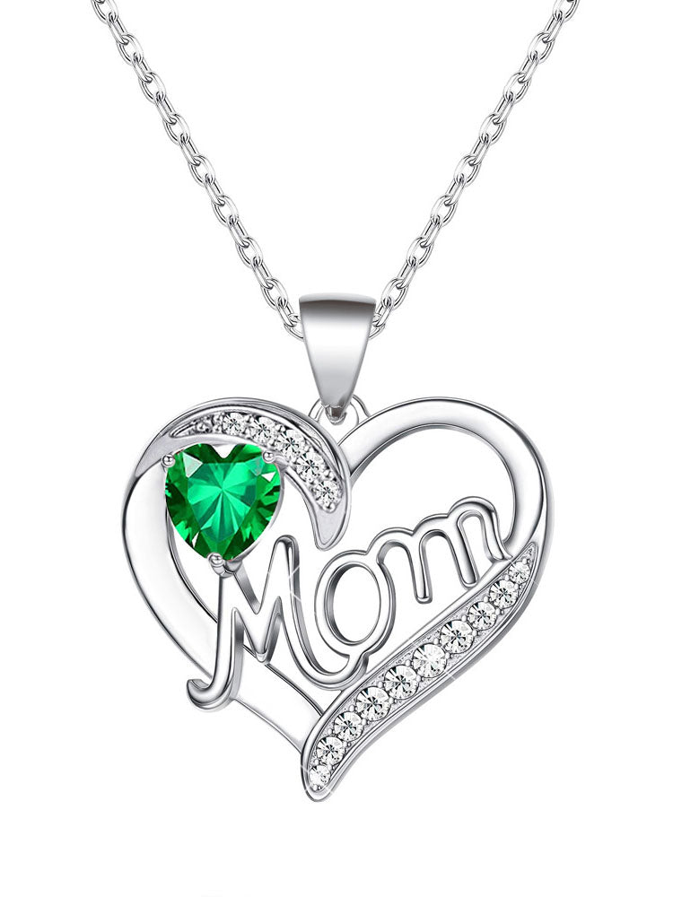 Mom Love Heart Pendant Jewelrys