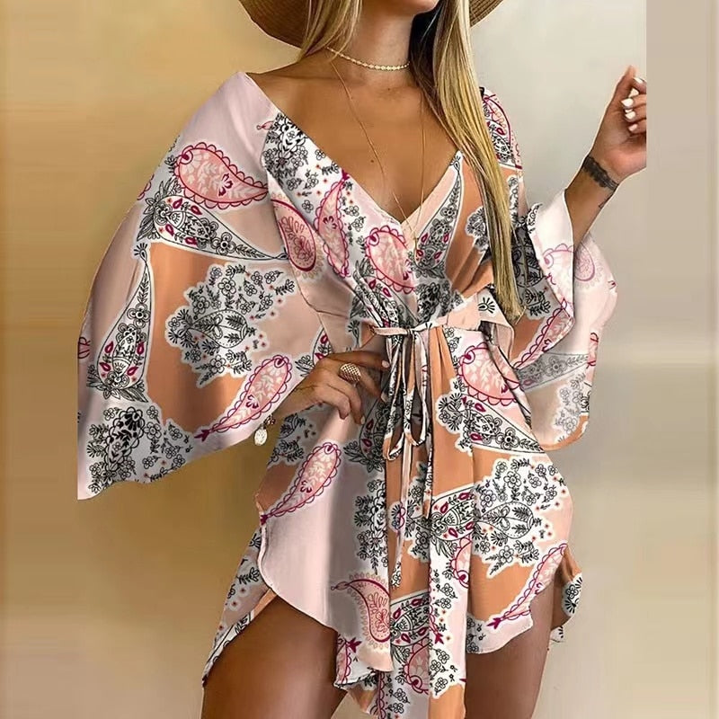 Floral Flirt Swimsuit Coverup Dress