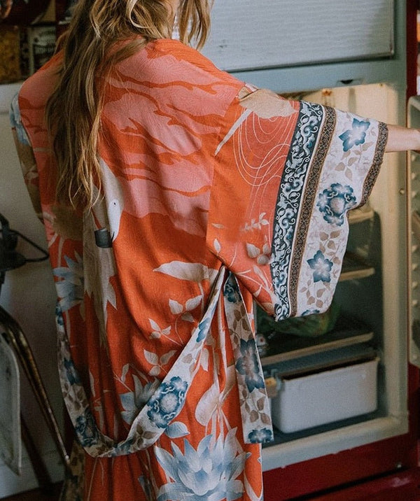 Fiji Fantasy Beach Cover Up Kimono