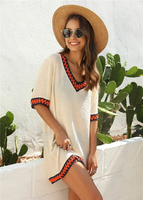 Grace Beach Dress Cover Up (available in plus sizes)