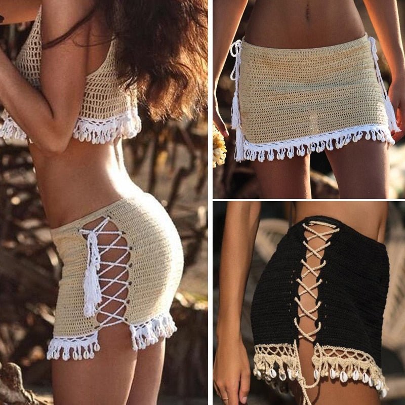 Penelope Crochet Beach Skirt Crochet Beach Cover up